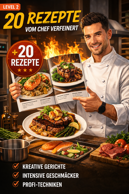 Stufe 2 – Ausgefeilte Kochrezepte
