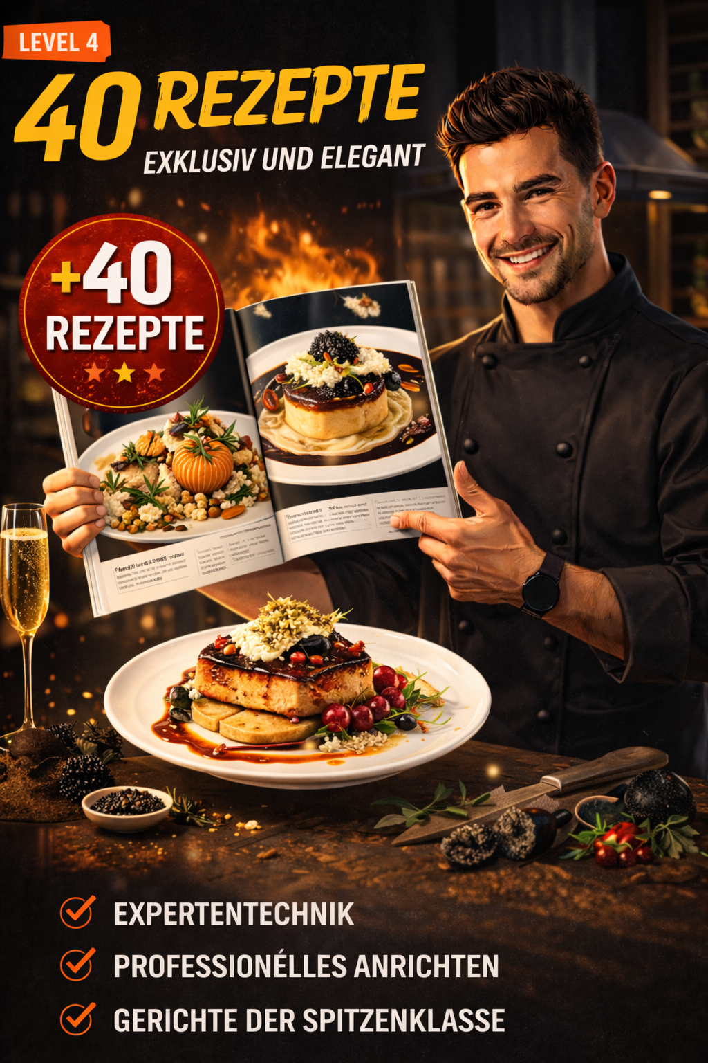 Stufe 4 – Haute Cuisine vom Chefkoch